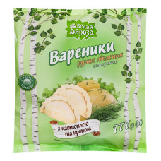 Вареники 777 гр с картоплею та кропом ТМ Біла Береза 